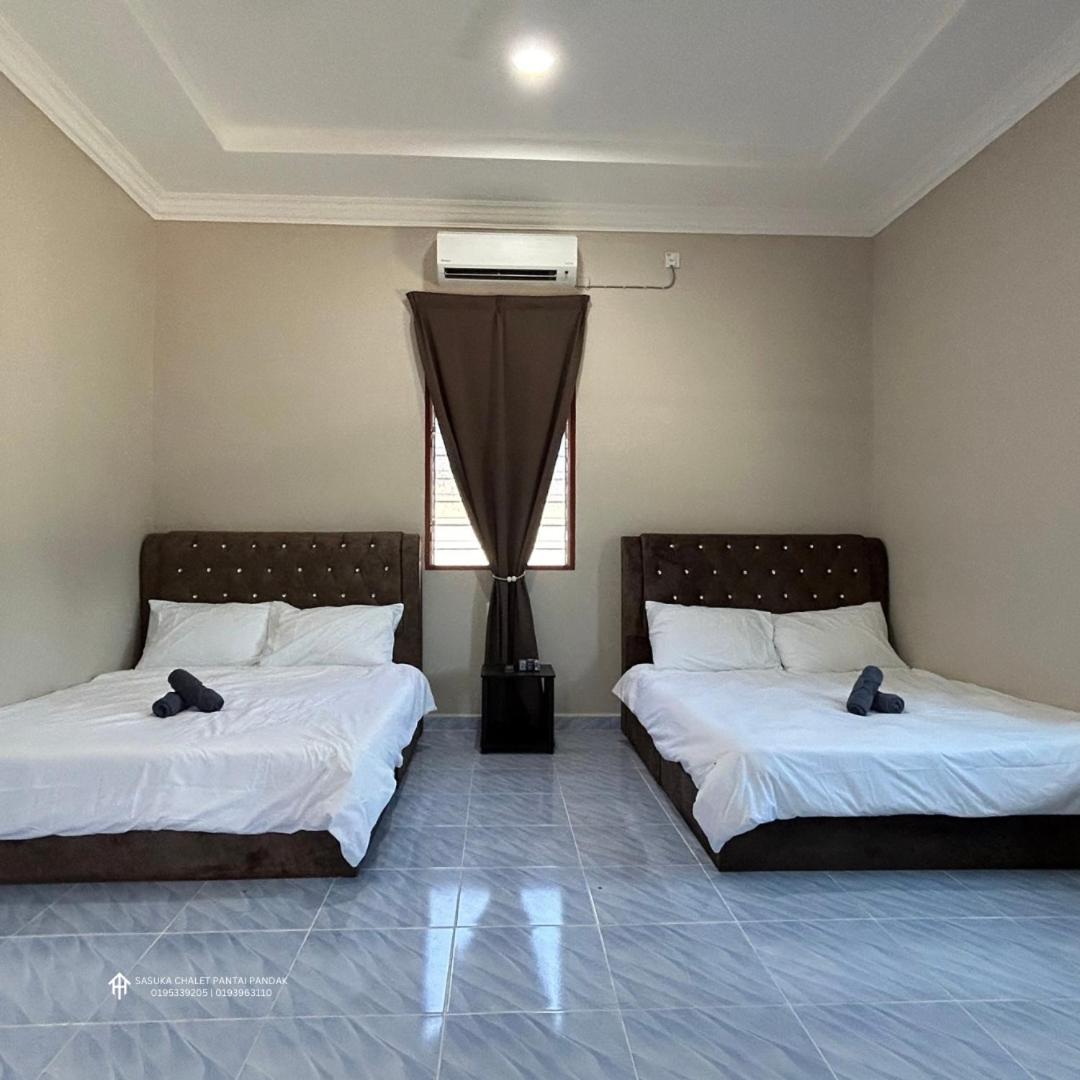 Sasuka Chalet Pantai Pandak Kuala Terengganu Buitenkant foto